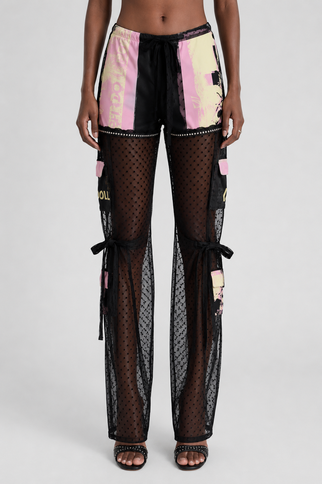 Paris Street Art Soccer Jersey Mesh Pants