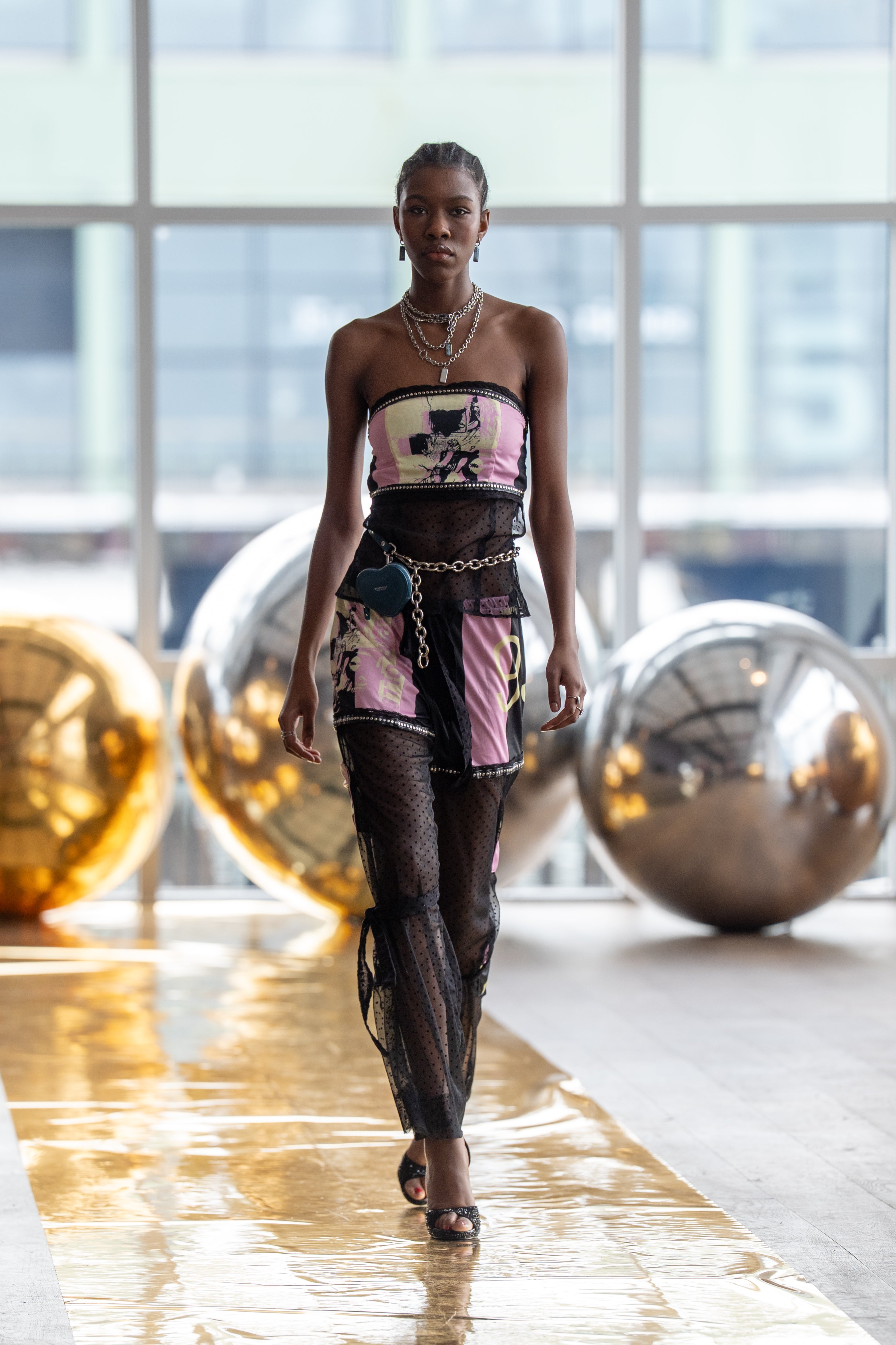 Paris Street Art Soccer Jersey Mesh Pants