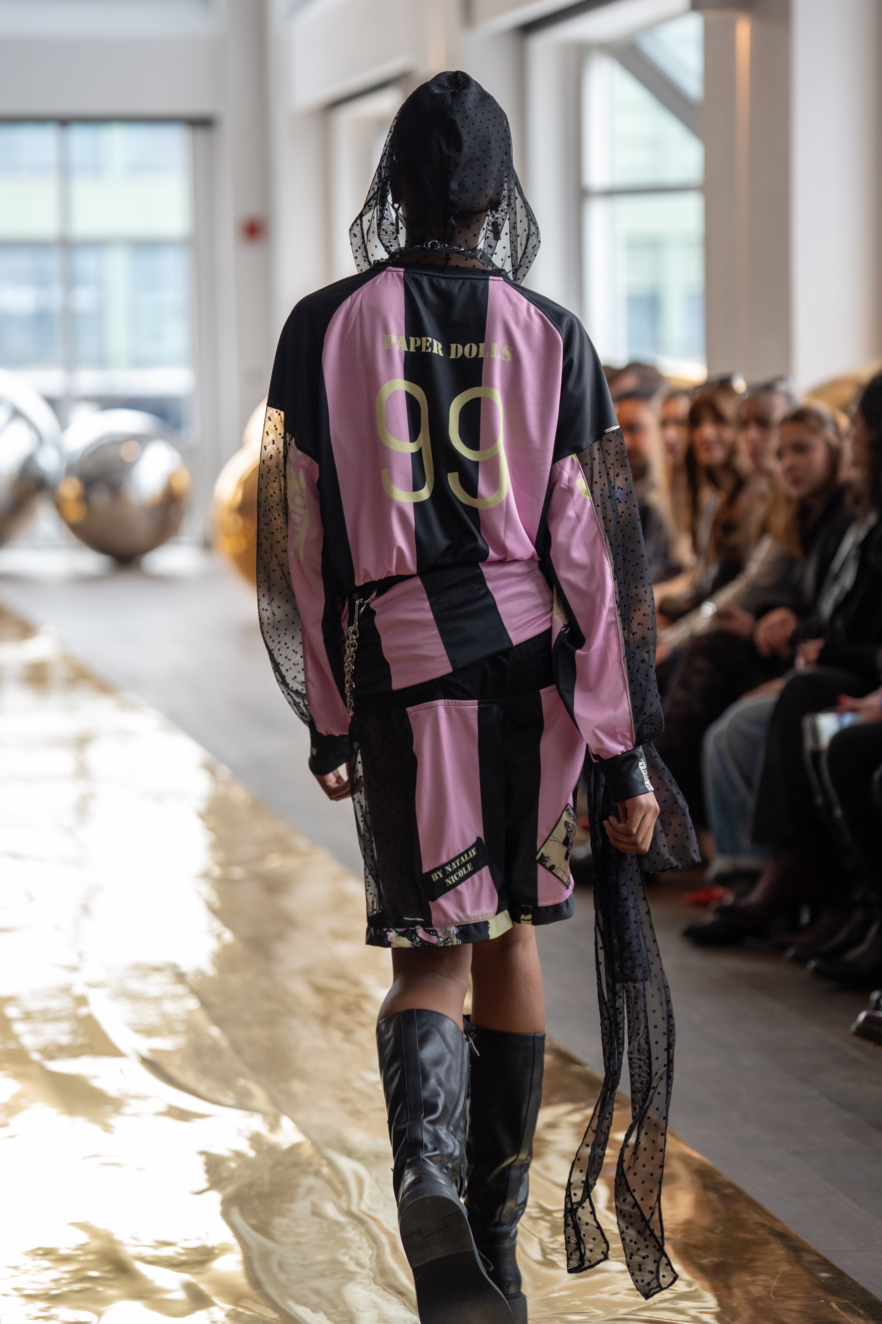 Reworked Jersey Mixed Media Hoodie-Shop Paper Dolls Collection