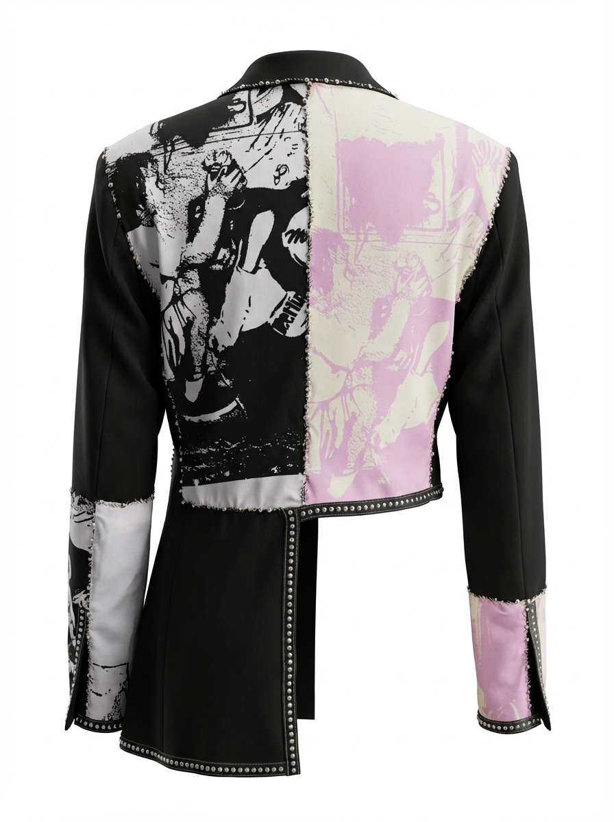 The After Midnight Upcycled Wrap Blazer