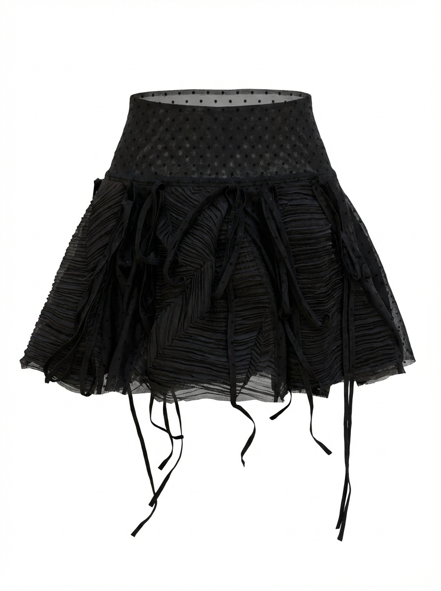 Mixed Media Bubble Skirt-Shop Paper Dolls Collection