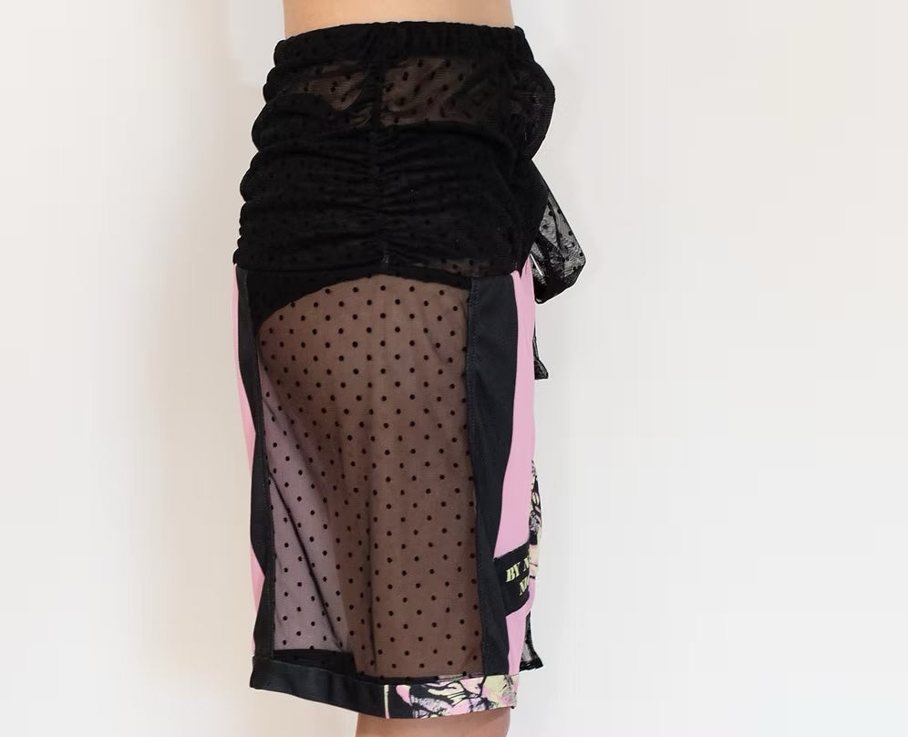 Reworked Jersey Shorts-Shop Paper Dolls Collection