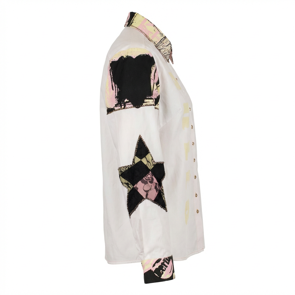 Street Art Graphic Dress Shirt-Shop Paper Dolls Collection
