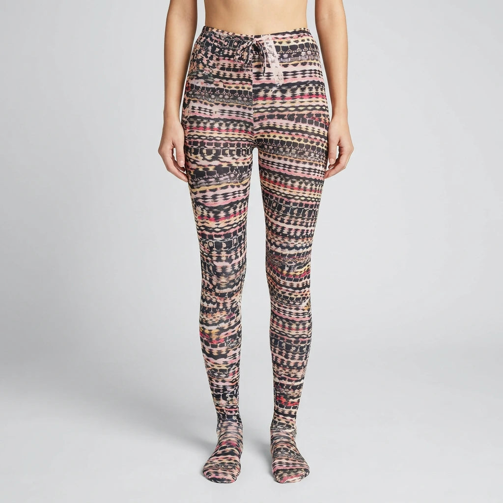 Reclaimed Woven Printed Tights