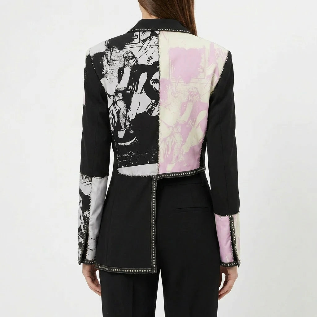 The After Midnight Upcycled Wrap Blazer