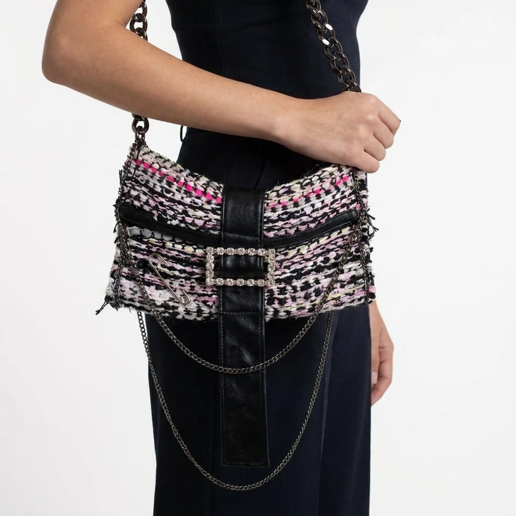 The Paper Dolls Handwoven Crossbody Bag