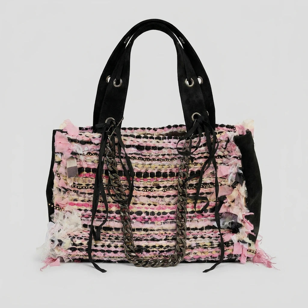 The Paper Dolls Handwoven Tote Bag