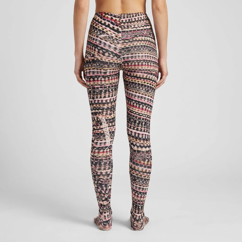 Reclaimed Woven Printed Tights