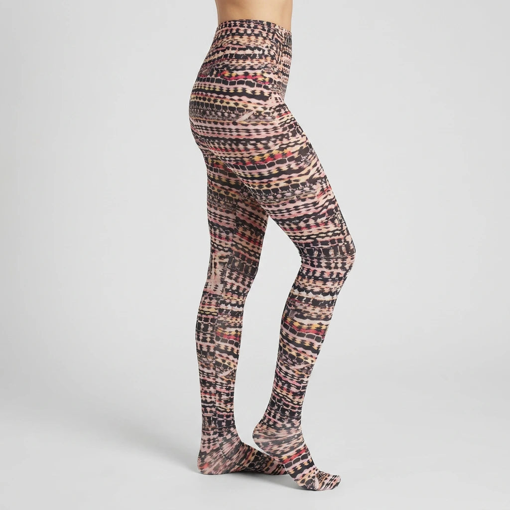 Reclaimed Woven Printed Tights